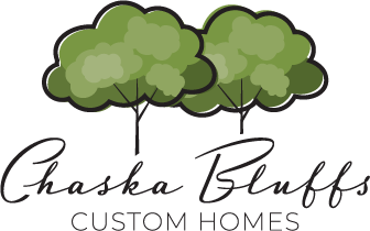 Chaska Bluffs custom homes logo